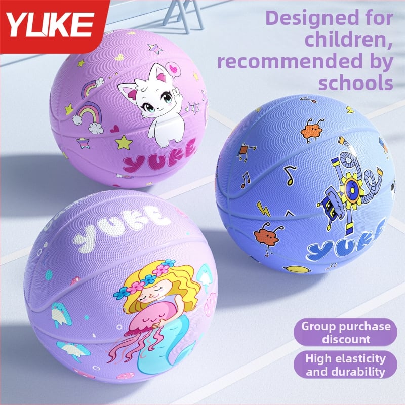 Basketbols bērniem – Yu ke gumijas trenēšanas bumba, 50 gb kastē