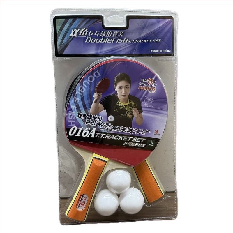Pisces lauatennise reket A026/A036, kahekülgne anti-kleepuva kumm, 126A/136A, treeninguks ja mängimiseks