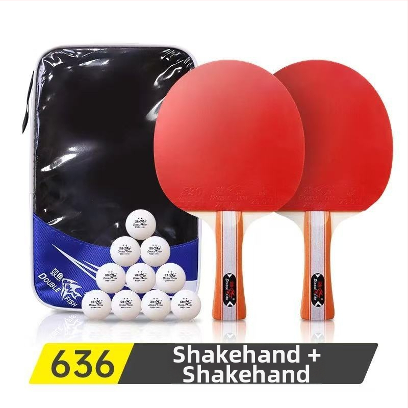 Pisces lauatennise reket A026/A036, kahekülgne anti-kleepuva kumm, 126A/136A, treeninguks ja mängimiseks