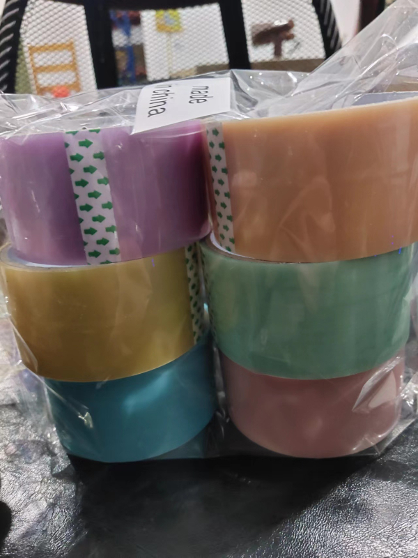 Dekompresinė juostelė su BOPP pagrindu, 50 μm storis, spausdintas logotipas