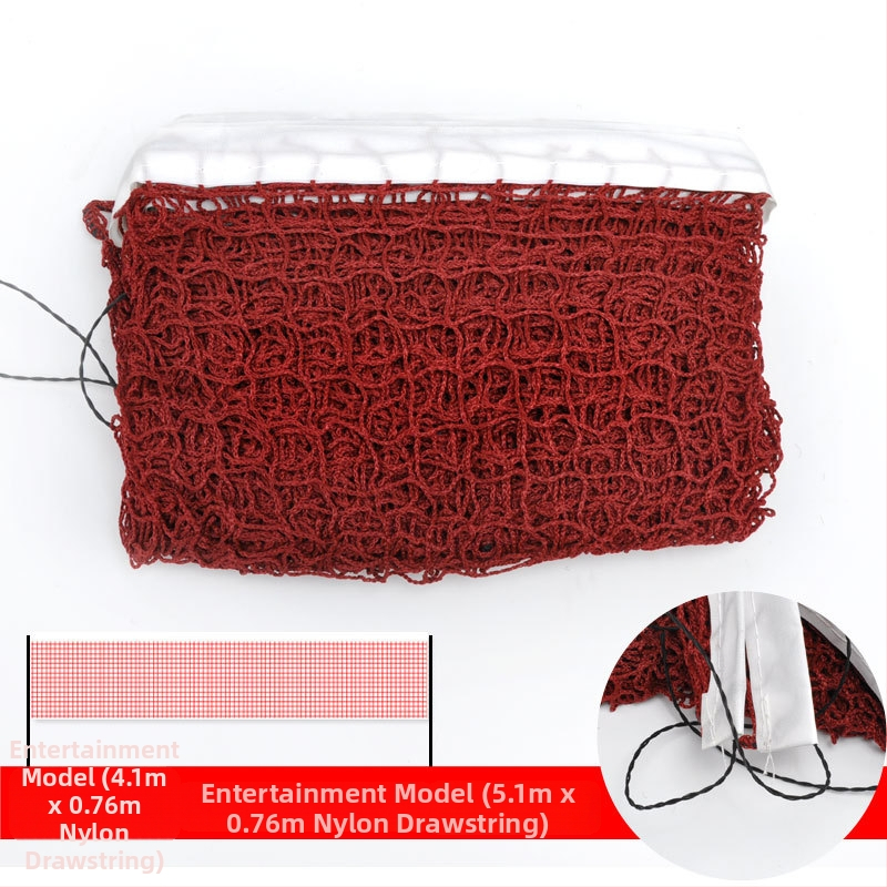 Plasă de badminton – standard pentru competiții la dublu, pliabilă și portabilă pentru interior/exterior, poliester, Yigengmei