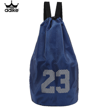 Krepšinio tinklo kuprinė su virvele – pritaikoma su logotipu, tinklinė medžiaga, sportinė kuprinė krepšiniui