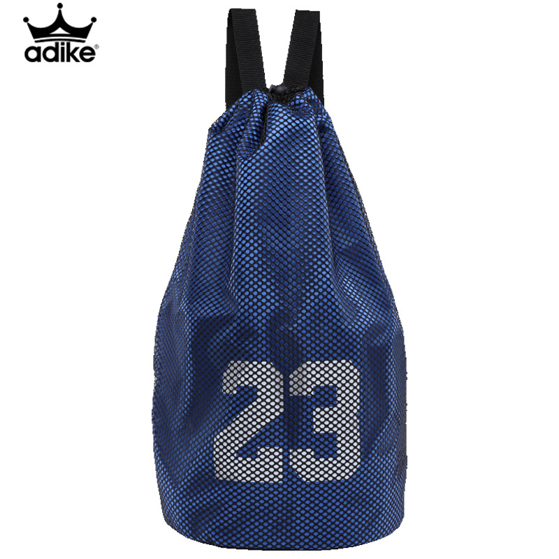 Krepšinio tinklo kuprinė su virvele – pritaikoma su logotipu, tinklinė medžiaga, sportinė kuprinė krepšiniui