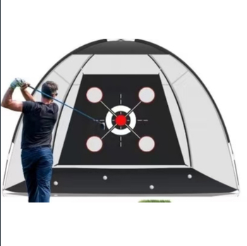 Esge Golf mreža za trening – 170 g poliesterska Oxford mreža; konfiguracije rupa: 3-rupa, 4-rupa i 6-rupa chiping mreža; uključene lopte, tees i vreće s pijeskom