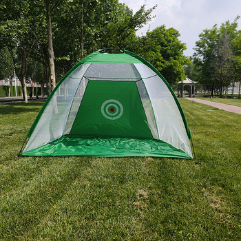 Esge Golf mreža za trening – 170 g poliesterska Oxford mreža; konfiguracije rupa: 3-rupa, 4-rupa i 6-rupa chiping mreža; uključene lopte, tees i vreće s pijeskom