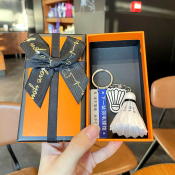 Κονκάρδα κλειδιών σε σχήμα ρακέτας μπάντμιντον, πλαστικό, στυλ Lovable Wind, μάρκα Other, IP εξουσιοδότηση: Όχι