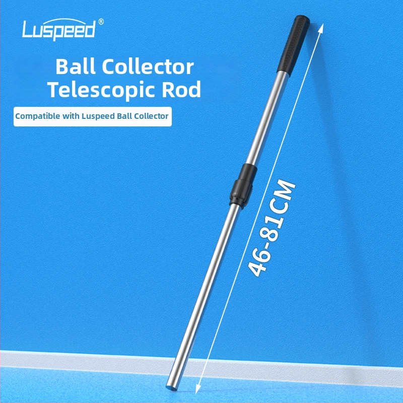 Viegls teleskopiskais tenisa bumbiņu savācējs ar ritināšanas mehānismu