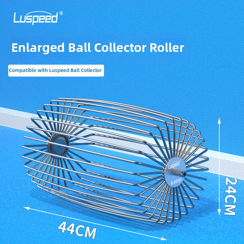 Viegls teleskopiskais tenisa bumbiņu savācējs ar ritināšanas mehānismu