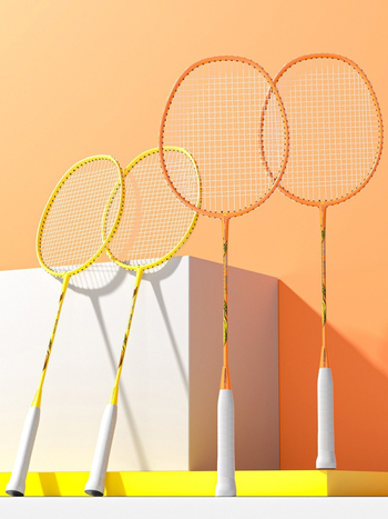 Hengbo badminton reket – ultra lagani legura okvir, ofenzivno za odrasle, izdržljiv, dvostruki set za djecu