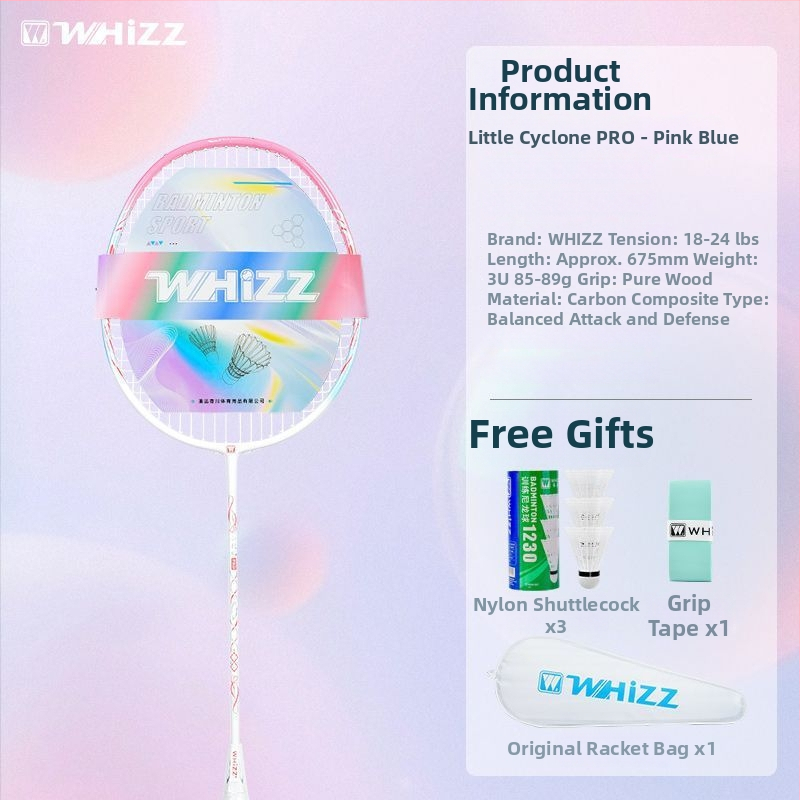 Pieaugušo badminton raketes komplekts ar tērauda rāmi un neilona stīgām