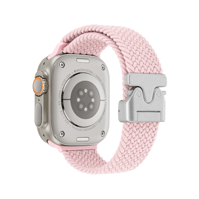 Brățară de ceas împletită din nylon cu cataramă parașută pentru Apple Watch Ultra 2 (Stil sport, 22 g, compatibil cu Apple Watch Ultra 2)