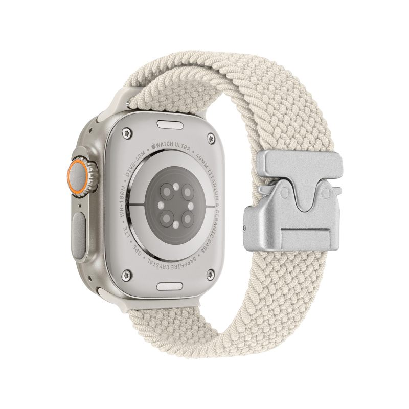 Brățară de ceas împletită din nylon cu cataramă parașută pentru Apple Watch Ultra 2 (Stil sport, 22 g, compatibil cu Apple Watch Ultra 2)