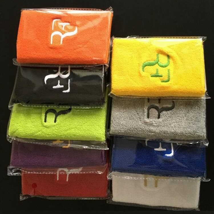 ZARSIA Medvilninis sportinis rankšluostis riešui su abėcėlės dizainu, prakaito sugėrimas, kilmė Taivanas, perdirbimo pritaikymas, tinka tenisui, badmintonui, beisbolui, golfui ir krepšiniui