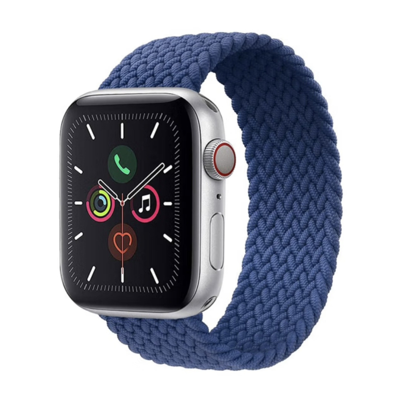 Nylon fonott egyhurokú szíj az Apple Watch Series 8/7/6-hoz, divatos kialakítás