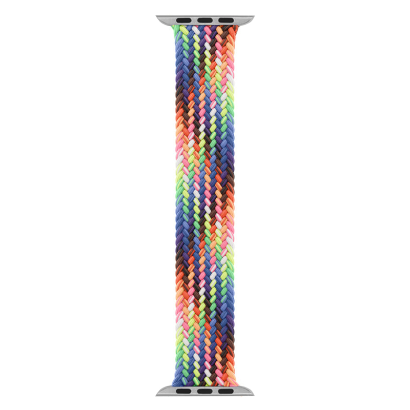 Nylon fonott egyhurokú szíj az Apple Watch Series 8/7/6-hoz, divatos kialakítás