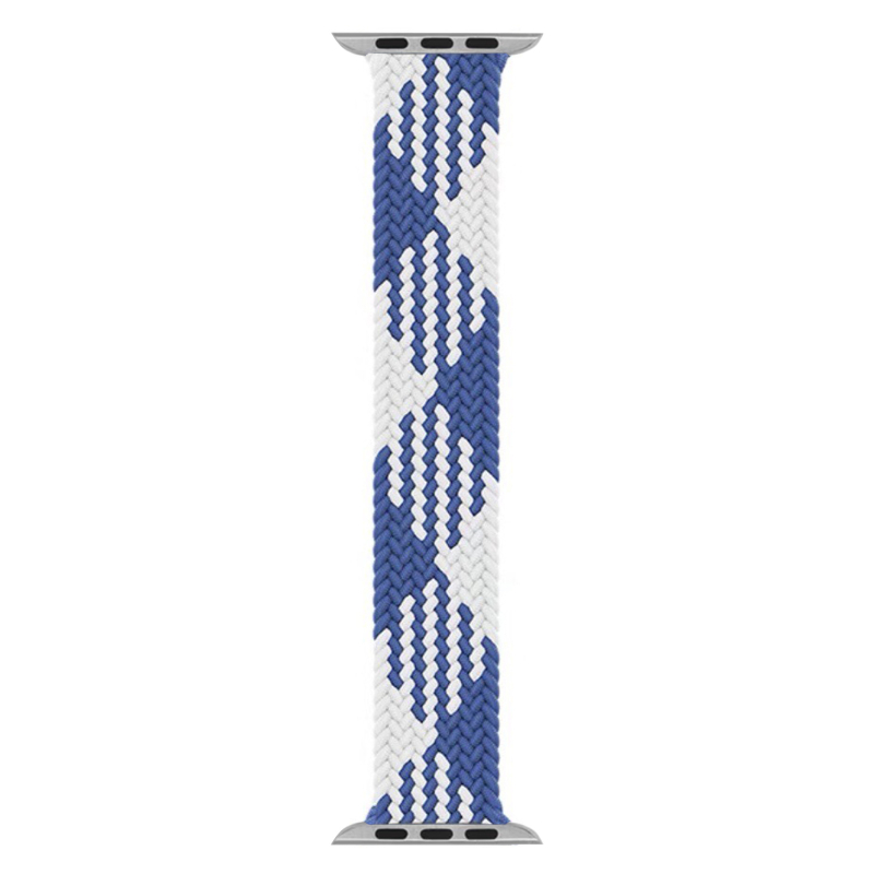Nylon fonott egyhurokú szíj az Apple Watch Series 8/7/6-hoz, divatos kialakítás
