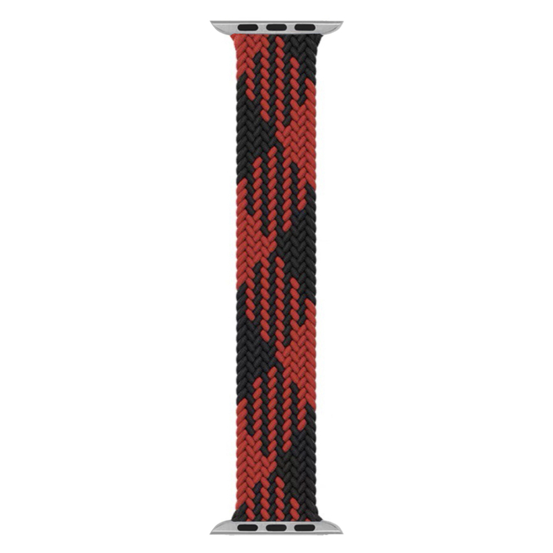 Nylon fonott egyhurokú szíj az Apple Watch Series 8/7/6-hoz, divatos kialakítás