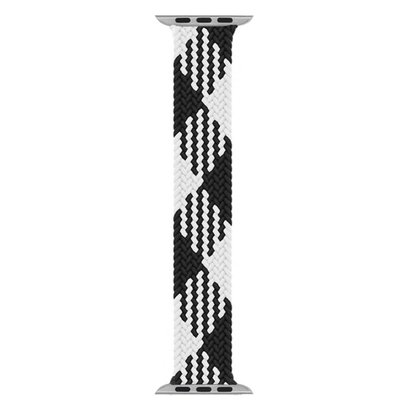 Nylon fonott egyhurokú szíj az Apple Watch Series 8/7/6-hoz, divatos kialakítás