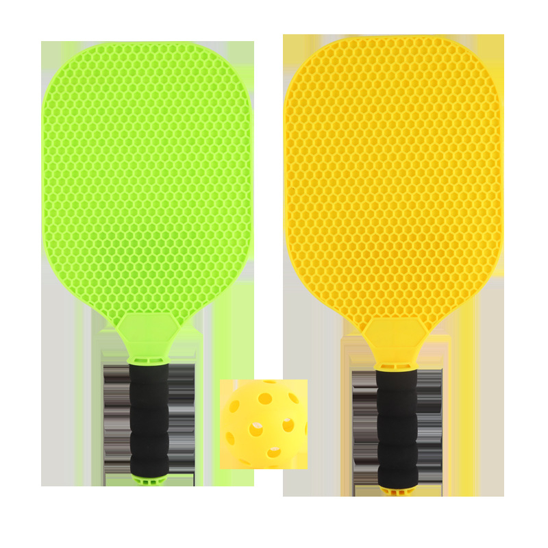 Paletă pickleball pentru familie, joc în aer liber (Material: plastic; Greutate: 25 g; Brand: Happy Star Bear)