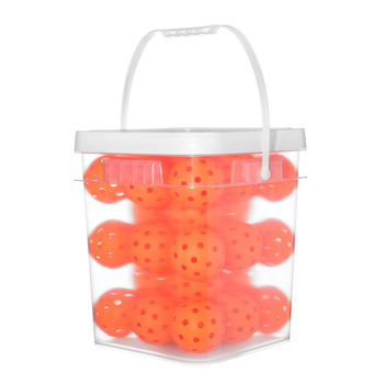 Pickleball gaismas bumbas – uzglabāšanas trauka komplekts ar pārvadāšanas somu, Honglu; 40 caurumu; Materiāls: TPE; Svars: 25 g katrai bumbai