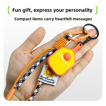 PVC medžiagos pickleball rakto pakabukas, Haiyang prekės ženklas, pritaikomas, vienas rinkinys