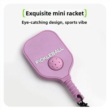 PVC medžiagos pickleball rakto pakabukas, Haiyang prekės ženklas, pritaikomas, vienas rinkinys