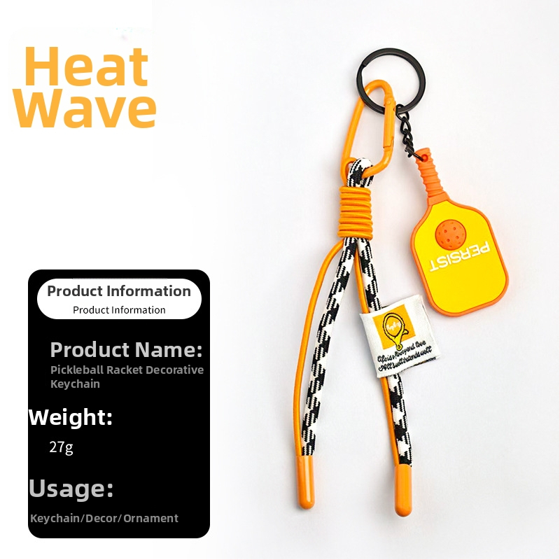 PVC medžiagos pickleball rakto pakabukas, Haiyang prekės ženklas, pritaikomas, vienas rinkinys