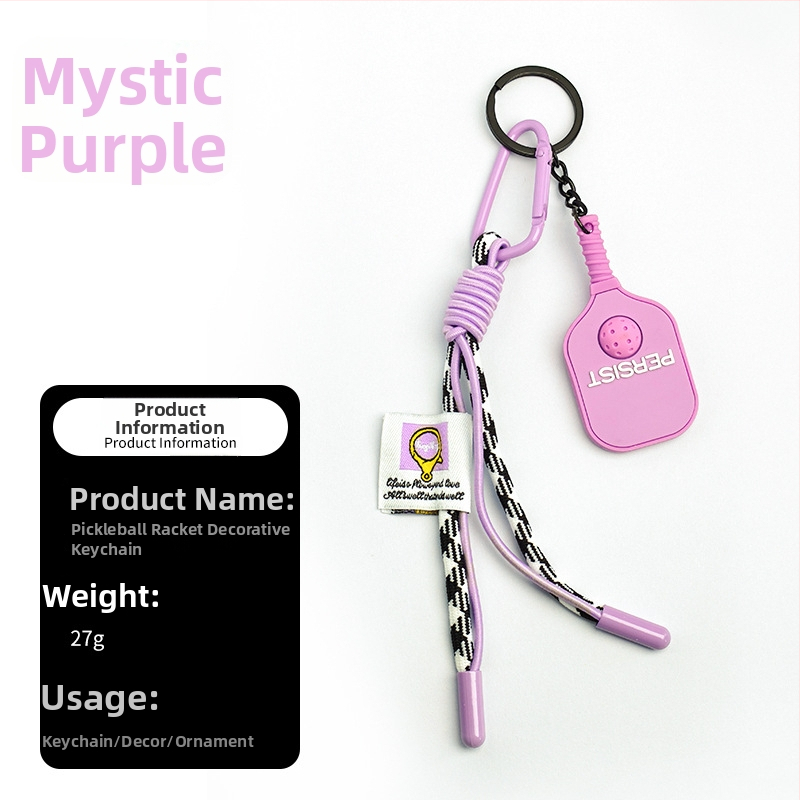 PVC medžiagos pickleball rakto pakabukas, Haiyang prekės ženklas, pritaikomas, vienas rinkinys