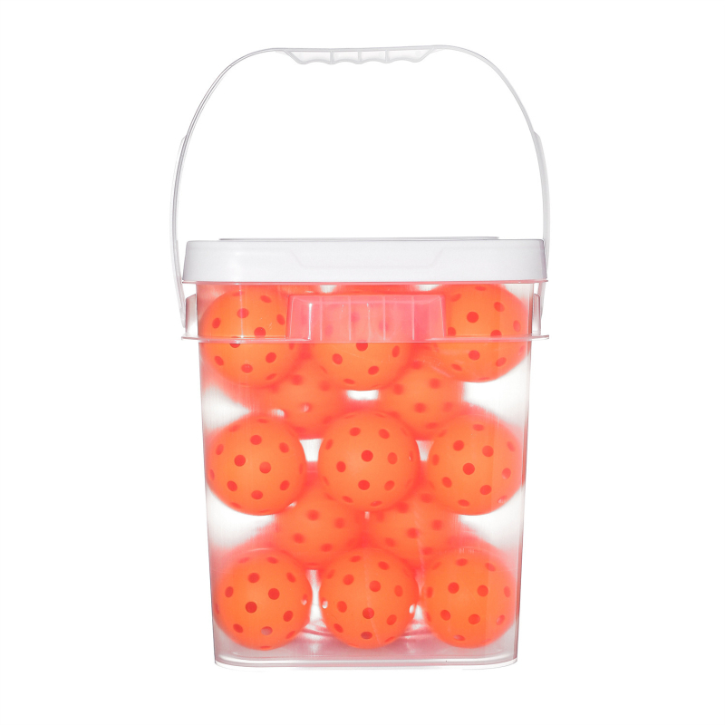 Ouhongxing pickleball uzglabāšanas trauks, 40 caurumi, TPE materiāls, svars 26 g