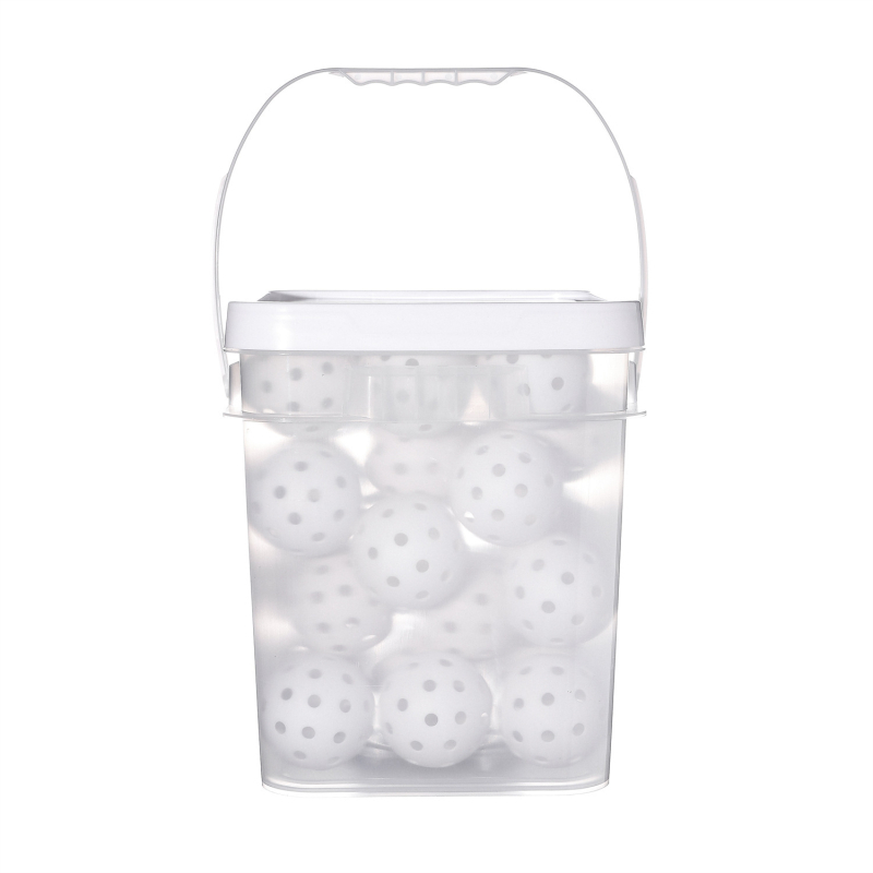 Ouhongxing pickleball uzglabāšanas trauks, 40 caurumi, TPE materiāls, svars 26 g