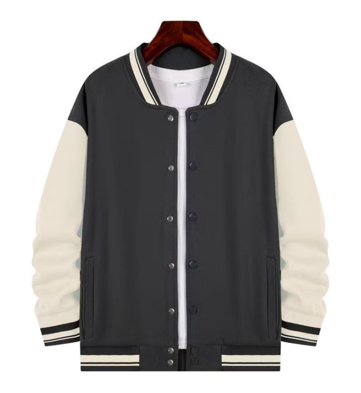 Vīriešu slim-fit kardigan jaka no combed kokvilnas 58,4% ar poliesteres odas, stāvošs kakls, vienkāršā pogu aizdare, bieza auduma