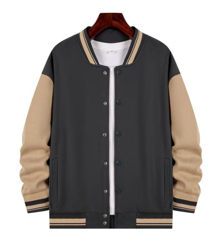 Vīriešu slim-fit kardigan jaka no combed kokvilnas 58,4% ar poliesteres odas, stāvošs kakls, vienkāršā pogu aizdare, bieza auduma