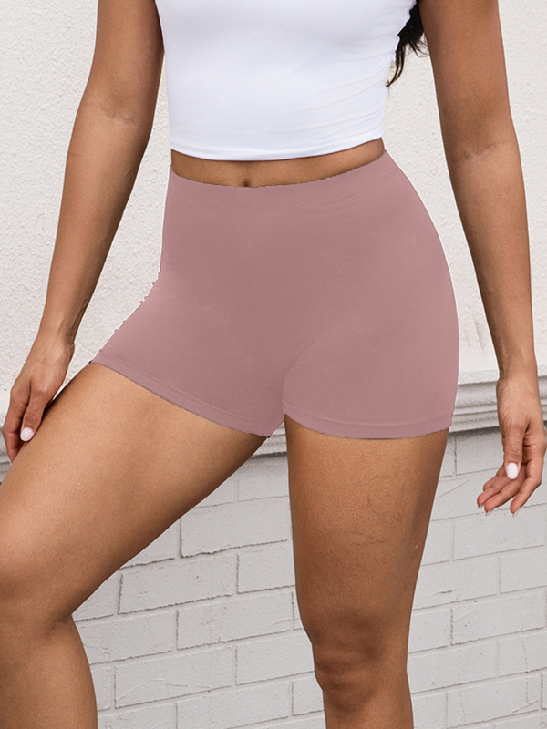 Joga šorti ar zemu vidu un augstu elastību - veidojoša silueta; audums Milk Silk; sastāvs 92% poliesters, 8% spandex; zīmols Huirui Apparel; preces kods 0040; izlaidums 2025