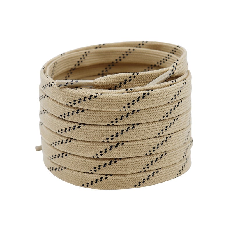 Kulogin 68 serijos plokščios dviejų sluoksnių ledo hokio kurpinių raišteliai iš medvilnės – universalūs, tinkami batams ir kasdieninei avalynei