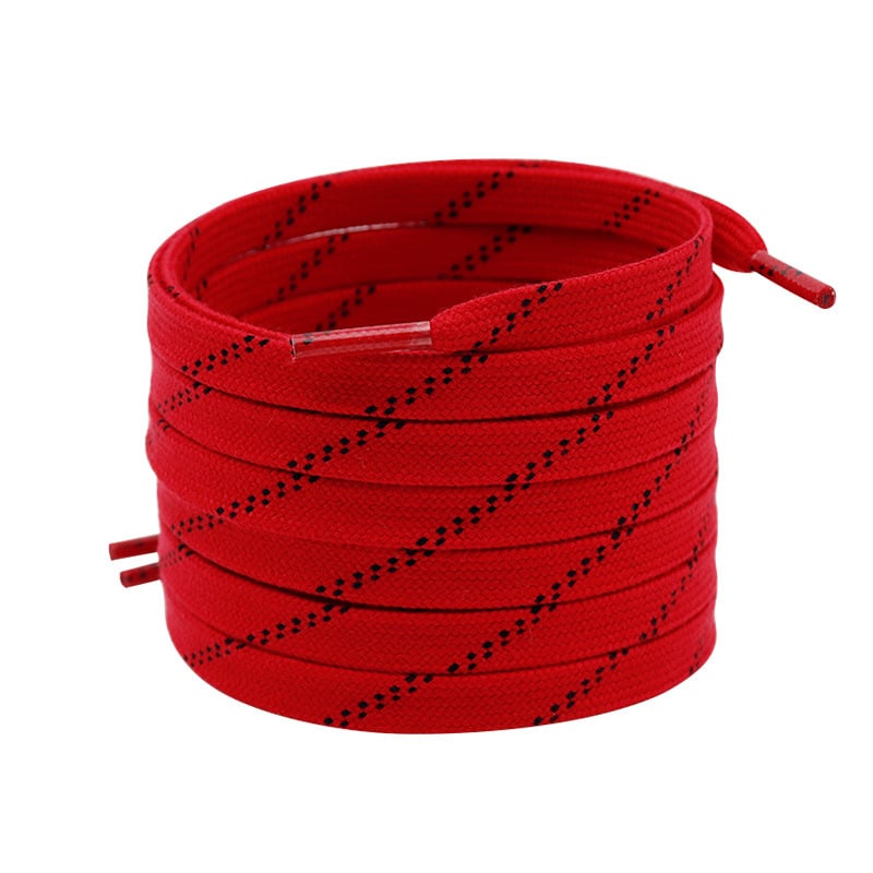 Kulogin 68 serijos plokščios dviejų sluoksnių ledo hokio kurpinių raišteliai iš medvilnės – universalūs, tinkami batams ir kasdieninei avalynei