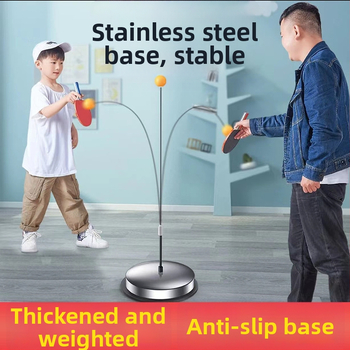 Sisemine lauatennise treener roostevabast terasest, õpilastele, iseseisev treeningseade, hariv mänguasi.