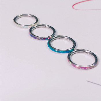 Nosni prsten, 316L nehrđajući čelik, Geometrijski dizajn, Polirano završna površina, Neovisno pakiranje