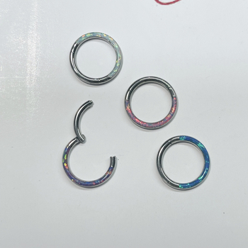 Nosni prsten, 316L nehrđajući čelik, Geometrijski dizajn, Polirano završna površina, Neovisno pakiranje