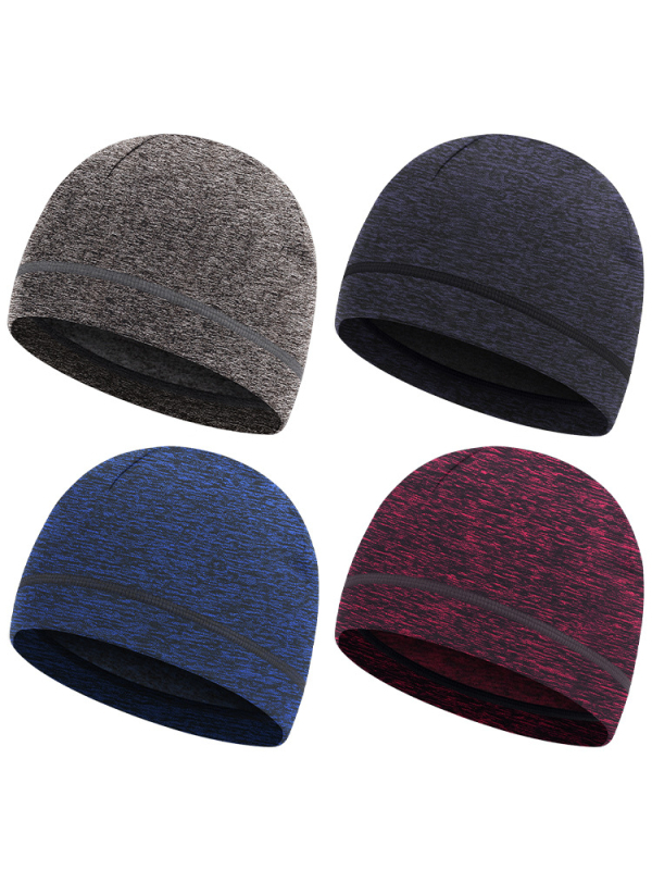 Kerékpáros sisak belső sapka, szélvédett és meleg fleece, kationikus anyag, uniszex