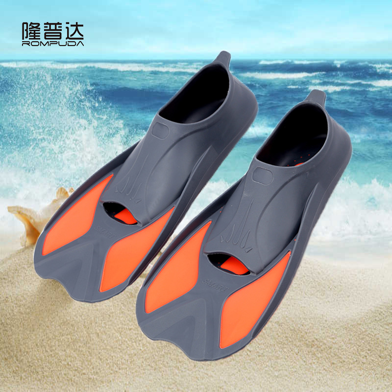 Dječje plivačke peraje za trening – kratke patke peraje s držačem za stopalo, PP+TPR, OEM prilagodba