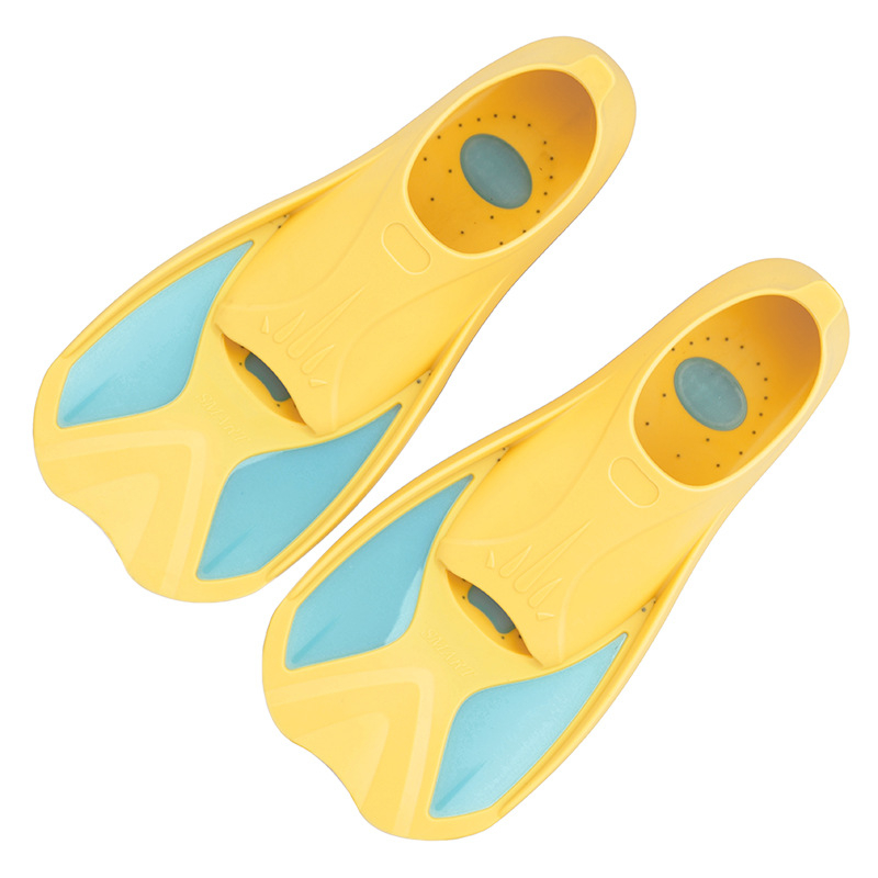 Dječje plivačke peraje za trening – kratke patke peraje s držačem za stopalo, PP+TPR, OEM prilagodba
