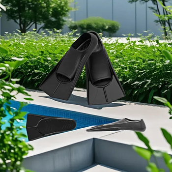 Dječje silikonske plivačke peraje kratkog stila za trening