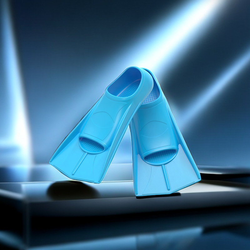 Dječje silikonske plivačke peraje kratkog stila za trening