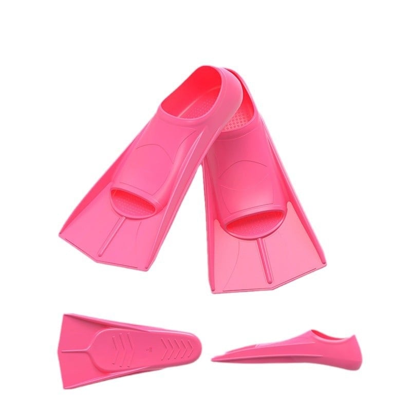 Dječje silikonske plivačke peraje kratkog stila za trening