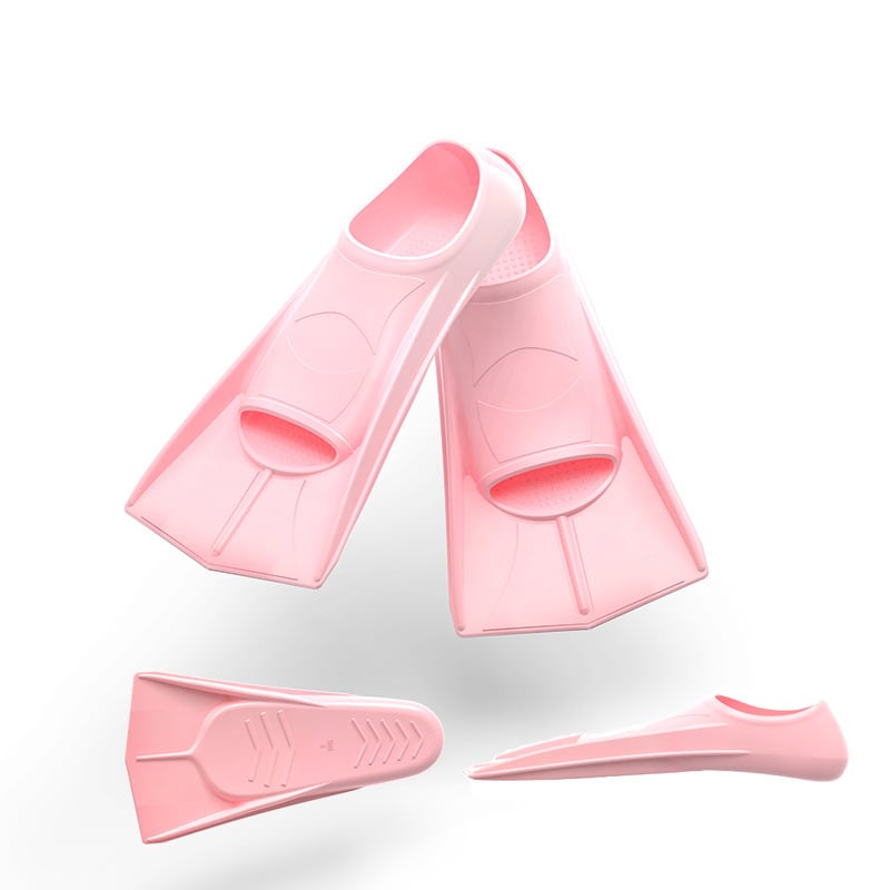 Dječje silikonske plivačke peraje kratkog stila za trening