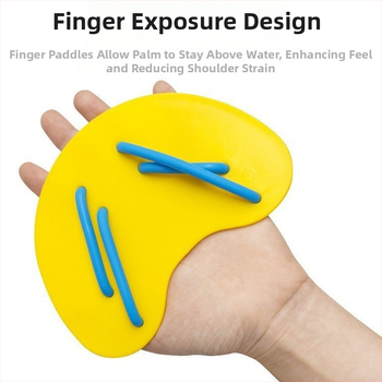 Perajka za ruku tipa dlana za odrasle – ABS + silikon gel, marka HHS, slobodni stil plivanja