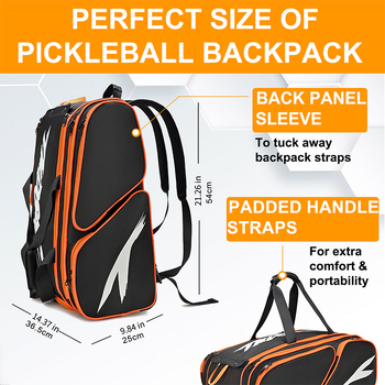 Badmintona/tenisa soma • Ūdensizturīgs audums • Drukāts logotips • OEM privāta zīme