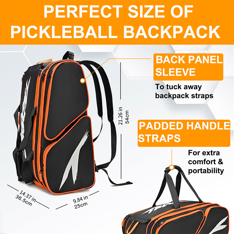 Badmintona/tenisa soma • Ūdensizturīgs audums • Drukāts logotips • OEM privāta zīme