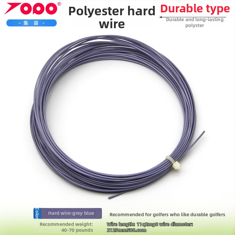 Polüesterist reketistringid, löögikindlad – tennisemänguks; bränd Collect Benefits; sobivad tennisemängule, lauatennisile ja badmintonile