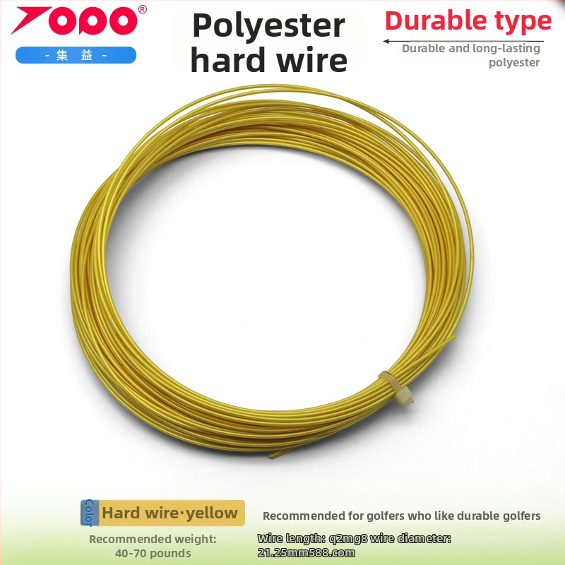 Polüesterist reketistringid, löögikindlad – tennisemänguks; bränd Collect Benefits; sobivad tennisemängule, lauatennisile ja badmintonile